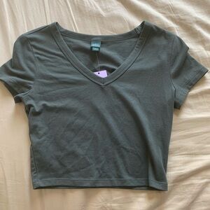 NWT Green v-neck